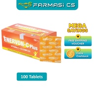 Enervon-C Plus Vitamin C + B Complex 100 Tablets (BOX) EXP:04/2027 [ Enervon C, EnervonC, Vit c 500m