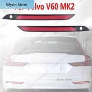For Volvo V60 MK2 Car Accessories Rear Bumper Reflector Rear Bumper Light Decorative Reflector Witho