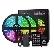 Lampu SENSOR MUSIC Led strip RGB 5050 IP44 Sensor Suara Music  10m Disco Warna WarnI