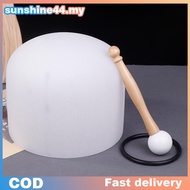 shine Crystal Quartz Singing Bowl 8 Inch 432Hz Yoga Meditation Sound Bowls Professional  Crystal Bow