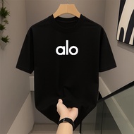 Alo T-shirt Short Sleeve – Casual Trendy Cotton Tee for Men & Women