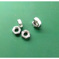 100pcs Hex Nuts m3 Nuts 3mm 3 mm Hole Diameter 3mm