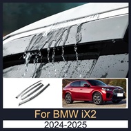 Door Visor For BMW iX2 2024-2025 Rain Guards Window Visors Deflector Acrylic Window Visors waterproo