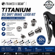 FRAMESANDGEAR TITANIUM Di2 SHIFT BRAKE LEVER KIT FOR SHIMANO 11 12S DI2