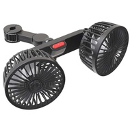USB Car Fan 3 Speed Adjustable Mini USB Fan Mounted Backseat Fan Cooler Fan  for 12V/24 Car