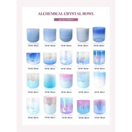Crystal Soul 432Hz Natural Crystal Singing Bowl Blue Yellow Pink Red for Yoga Meditation Sound Heali