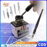 Panel Line Accent Pen Assembly Include 5 Pen Nibs Prevent Corrosion Panel Infiltration Line DIY