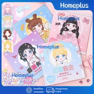 DIY Sticker Book Dress Up Book Sticker/ DIY Princess Sticker Book MakeupChange DIY Craft