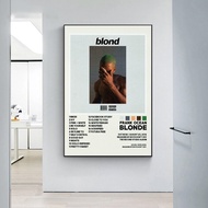 Frank Poster Ocean Blonde Tracklist Music Star Album Cover Poster Prints Wall Art Painting Picture 0