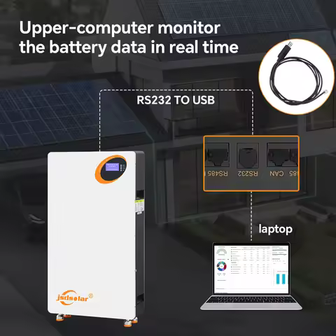 jsdsolar 48V 200Ah LiFePO4 Battery 10KWh Solar Battery 200A BMS 6000+ Cycles Parallel CAN BUS RS485 