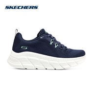 Skechers Women BOBS Sport B Flex Hi Parallel Force Shoes - 117382-NVY Memory Foam Machine Washable, Vegan