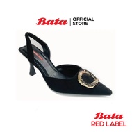 ฺBata Red Label บาจา เรด ลาเบล รองเท้าส้นสูง รองเท้ารัดส้น รองเท้าปาร์ตี้ สีดำ 7616655