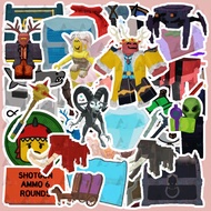 50 PCS 99 Nights in the Forest Cute Animals Roblox Game Version 2 Sticker Set - 3CM, 4.5CM, 6CM