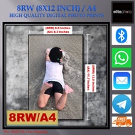 8RW(8x12 Inch)/A4 Photo Print + FREE Lamination + Solid Wood Frame (Optional)