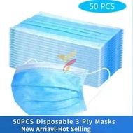 KES 50pcs Mask Disposable Dental Medical Surgical Dust Ear Loop Face Mouth Masks