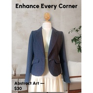 Blazer/Suit Tweed Fabric S.j.f.erry Chest 36" Second Hand Japanese Cabinet