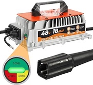 18 AMP 48 Volt Golf Carts Battery Charger for Yamaha G29 Drive & Drive 2, 16 FT Cord with Trickle Ch