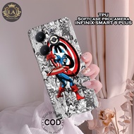 HP Latest Infinix Smart 8 PLUS 2024 Case - Leviora Case - Fashion Comic Case - Smart 8 PLUS 2024 Sof