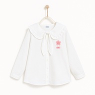 KEMEJA Plain White Girls' Shirt Tops Ages 9 Years 10 Years 11 Years 12 Years 13 Years 14 Years