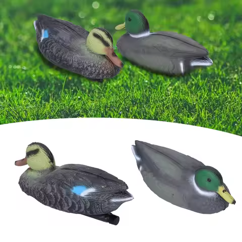 Garden Pond Decorative Duck Blow-Molded Hunting Decoy Duck Plastic Floating Water Duck for Courtyard