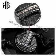 Gloss Carbon Fiber Tank Cover Fuel Tank Air Cap Trim For BMW M3 M4 G80 G82 G06 G07 G15 F82 F20 F21 F