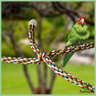 [ Bird Rope Perches Bird Cage Accessories Perch Climbing Toy Parrot Toys for