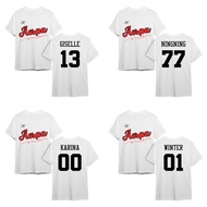 KATUN Aespa baseball shirt, ning karina winter giselle cotton sport