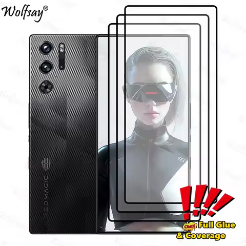 Screen Protector For ZTE nubia Red Magic 9S Pro Tempered Glass RedMagic 9S 8 Pro Plus Glass For ZTE 