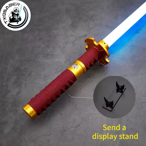 TXQSABER Lightsaber Katana Heavy Dueling Light Sword Smooth Swing Blaster FOC Metal Hilt Lightsaber 