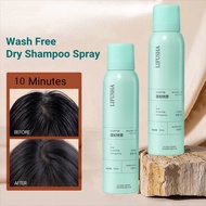 dry shampoo spray washing free fluffy spray dry hair spray kering rambut air feeling fluffy oil cont
