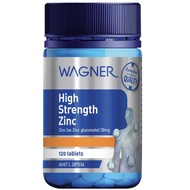 Ready Stock Wagner High Strength Zinc 120 Tablets Exp-2/24