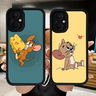 Q8 Mouse Soft Paint Casing for OPPO Reno 7Z 8Z 7 8 Find X5 Lite 5G