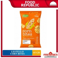 Lestello Corn Bites with Nigella Seeds 65g – Gluten-Free Corn Snack