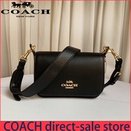 COACH Messenger bag women Joker shoulder bag casual fashion square bag 80614 spot