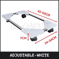 Adjustable CPU Stand Wheel Roda 360 Rotating PC Tray Desktop Rack Computer Case Holder Trolley Roller 架