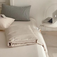 No Disassembly And Machine Washable 60S All-cotton Summer Cool Quilt Four-piece Set Summer Soybean S