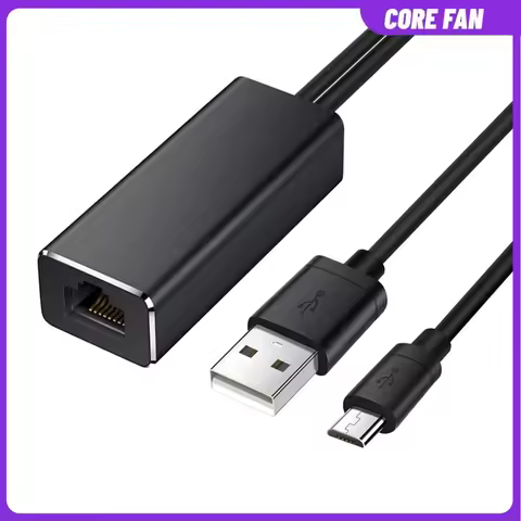 Mini Small Ethernet Adapter for Fire TV Stick Google Home Chromecast Ultra 2 1 Household Computer Ac