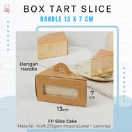 Triangular Cake Box with Mica Slice – Mille Crepes Box Sandwich/ 13x9.5x6.5 cm