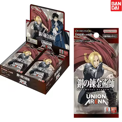 2025 New Arrival Union Arena TCG Full Metal Alchemist Booster Box UE09BT JAPAN Anime Collection Card