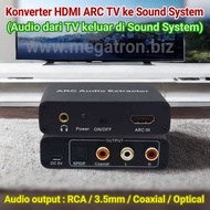 HDMI ARC TV to Sound System Converter - HDMI ARC Audio Extractor