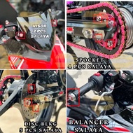 SALAYA 🇻🇳 Y16ZR Screw Skru Complete Set Screw Engine Exhaust Visor Coverset Mudguard Y16 Skru Brake 