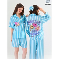 SLEEPING CLOUD Pajamas | 1 LYOCELL Soft And Cool Fabric Comfortable To Wear : Long Sleeves Smiley FR