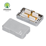 ZILUOLAN CAT6 Junction Box, With Module Shielded Design RJ45 Single Port, Durable Single Port Shield
