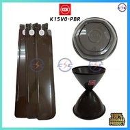 KDK Ceiling Fan Blade/Deco Cover/Canopy lower & Upper For Model K15V0 (PBR)