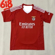 2025 Mới Áo đấu sân nhà Benfica mới 24-25 đồng phục bóng đá và đồng phục đội được in 3D thoáng khí v