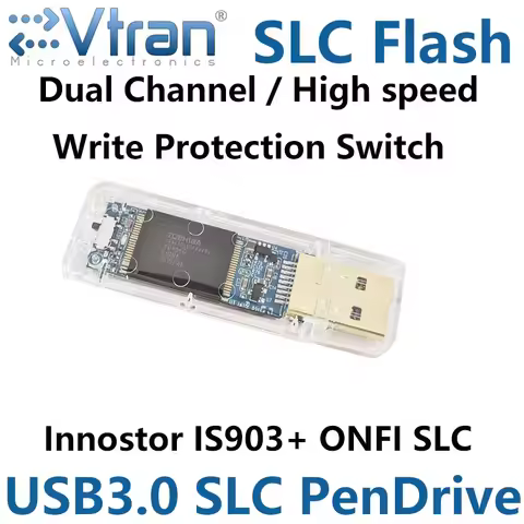eVtran V03S SLC USB3.0 16G 32G 64G SLC USB3.0 FlashDisk Write protection High speed IS903 SLC Transp