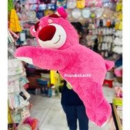 Gấu Bông Gấu Dâu Lotso Bear Dáng Nằm Big Size 90cm Ôm Cực Đã