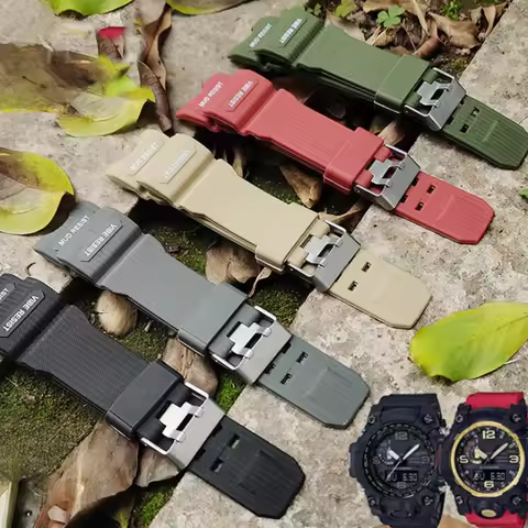 Modified Special Interface Resin Silicone Watch Accessories for Casio G-SHOCK Mudmaster GWG-1000/GB 