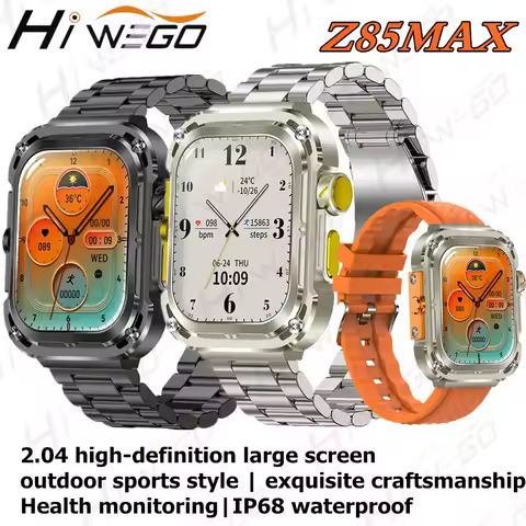 Z85 Max Smart Watch Men Bluetooth Call Lingdong Island Heart Rate Health Monitoring Outdoor Sport NF