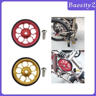 [Baosity2] for Folding Bike 61mm Rolling Wheel for Transport Walking Pushing